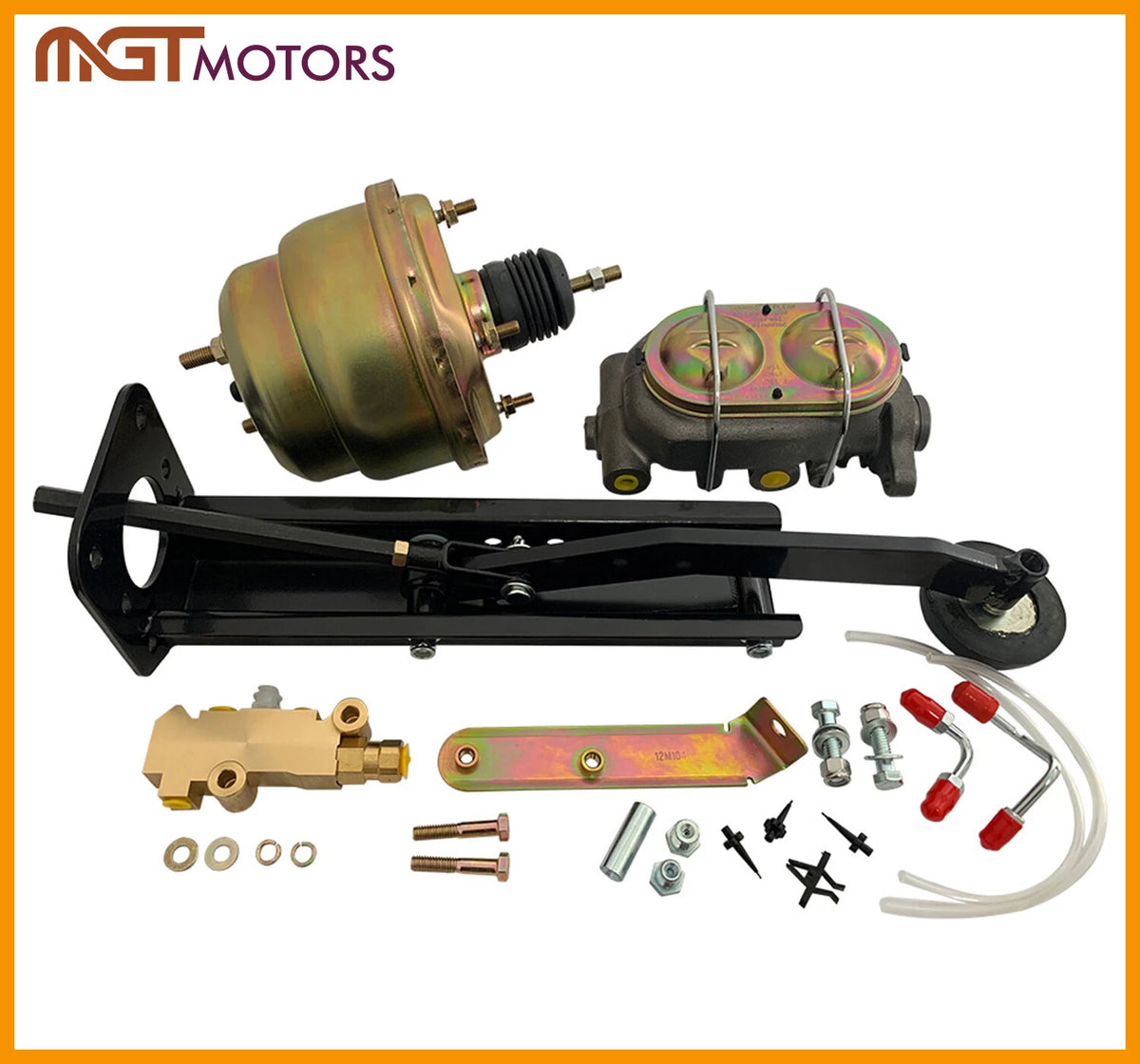 7" Dual Booster Master Power Brake Pedal for Universal Firewall (106-016)