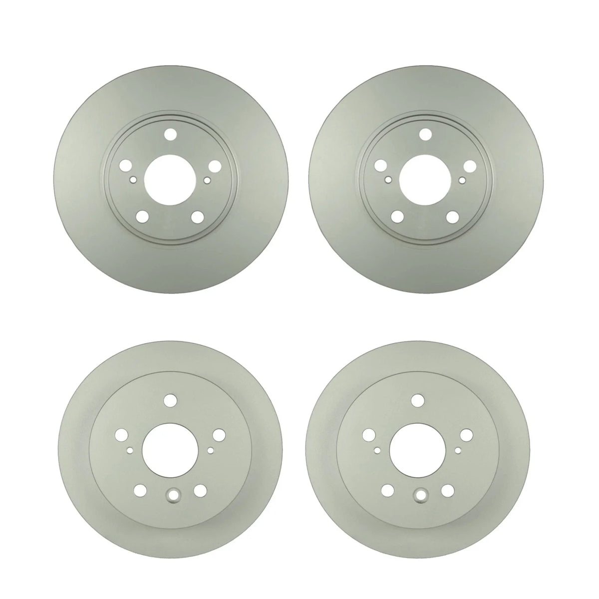 Disc Brake Rotors Kit for Lexus Toyota (296mm Front, 268mm Rear)