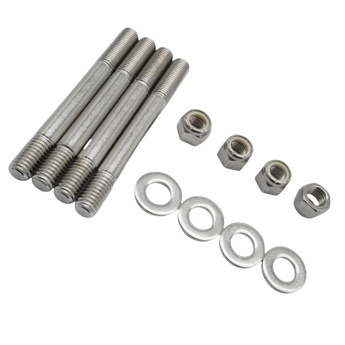 Set of 4 Stud Kit for Mercury-Mercruiser (16-866562, 16-56296)