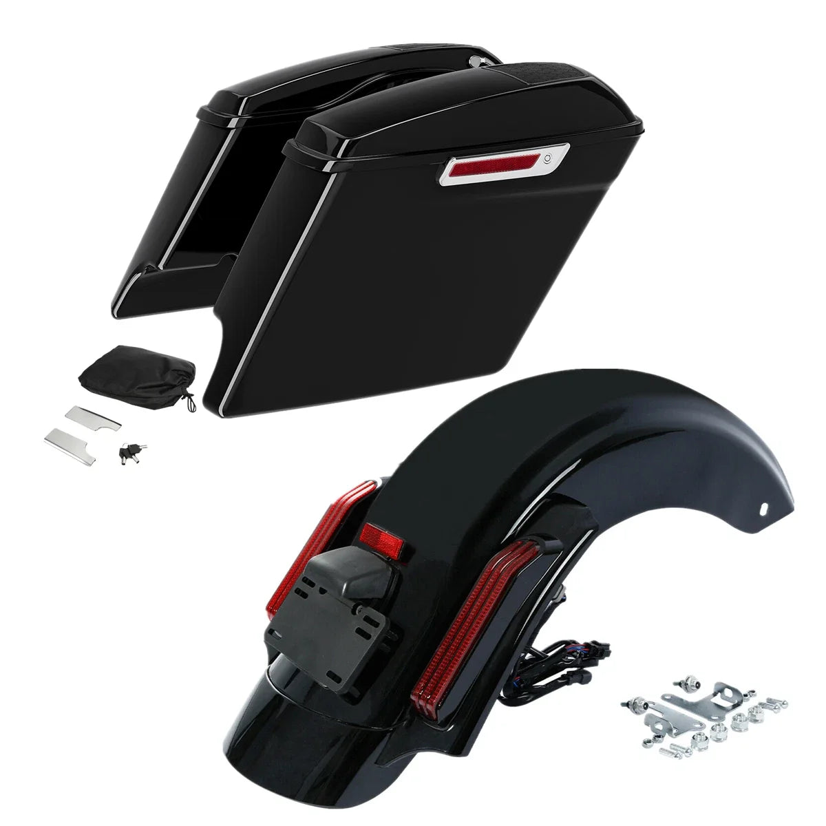 5" Saddlebags & 6"x9" Speaker Cutout for Harley Touring (2014–2023)
