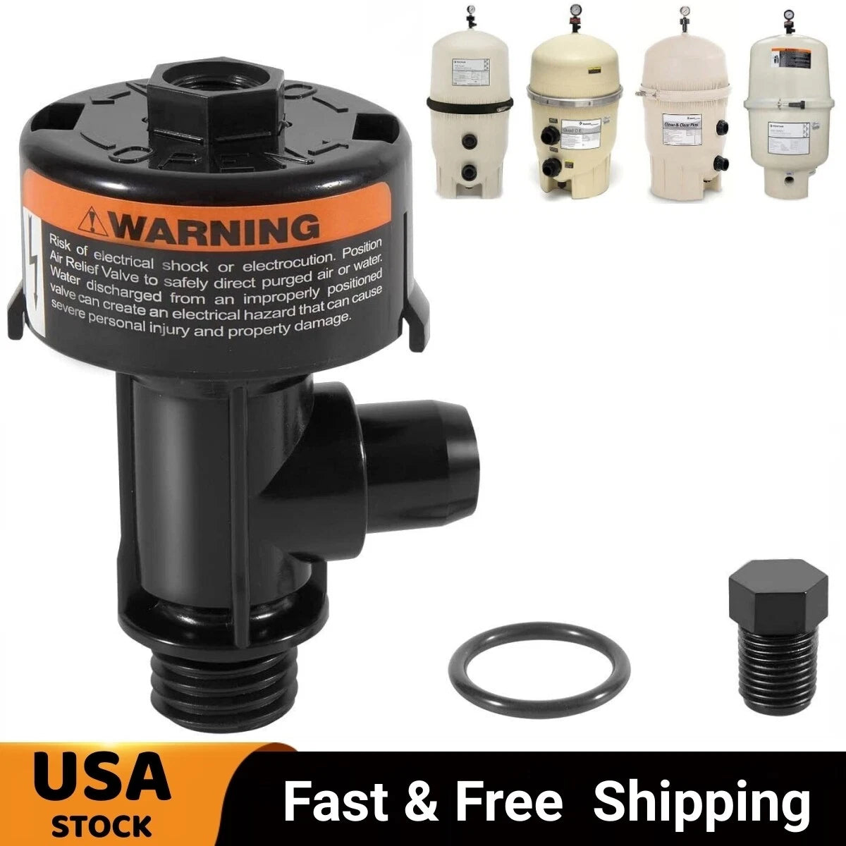 Air Relief Valve Assembly for Pentair Filters (High Flow)