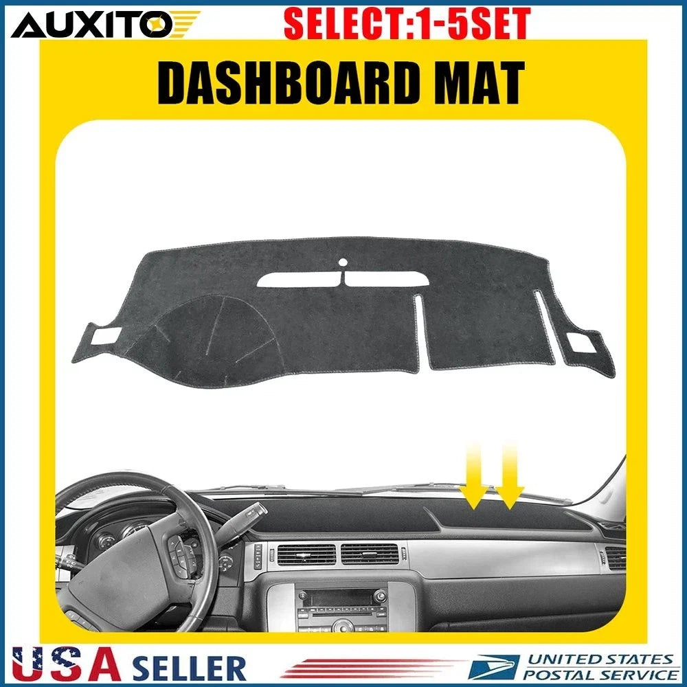 Dashboard Cover Mat Pad for Chevy Silverado 1500 2500 3500 HD (2007–2013)