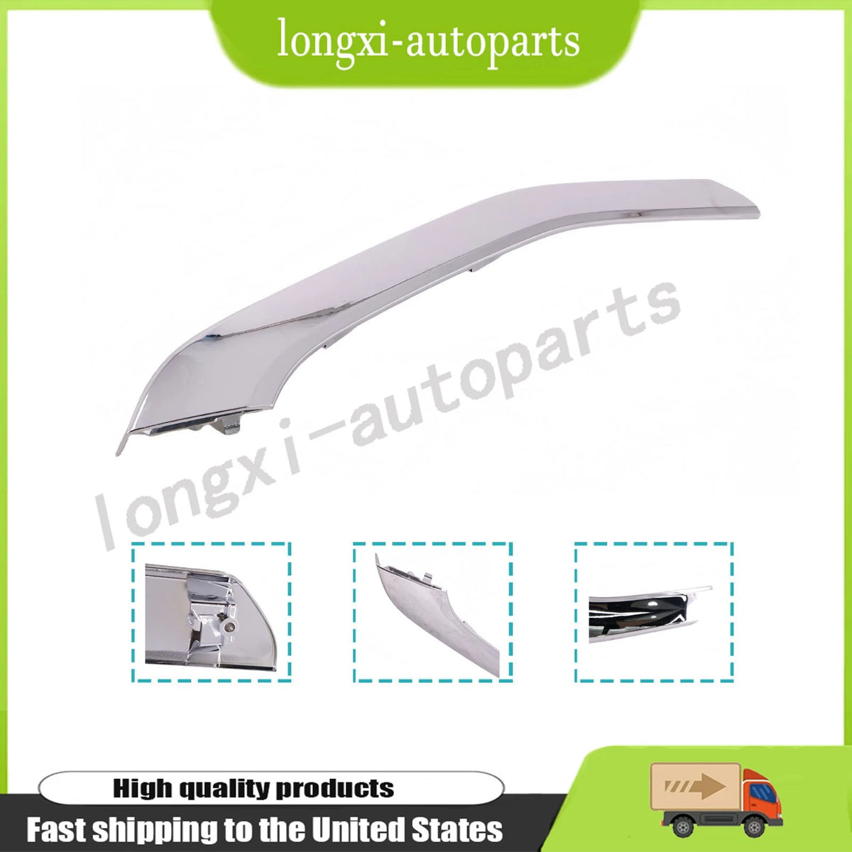 Front Right Bumper Lower Trim for Mitsubishi Eclipse Cross (2022–2025) NSPS8936CMR, 6407A424