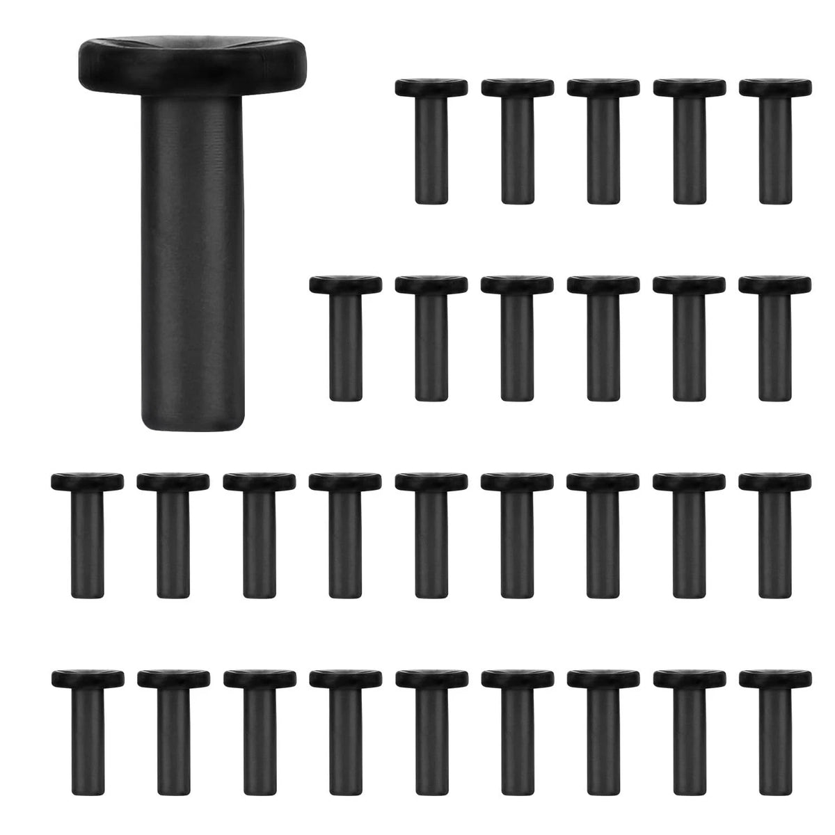 30pcs 1/4" Drip Irrigation End Plug Fittings Quick Connect Push-to-Fit