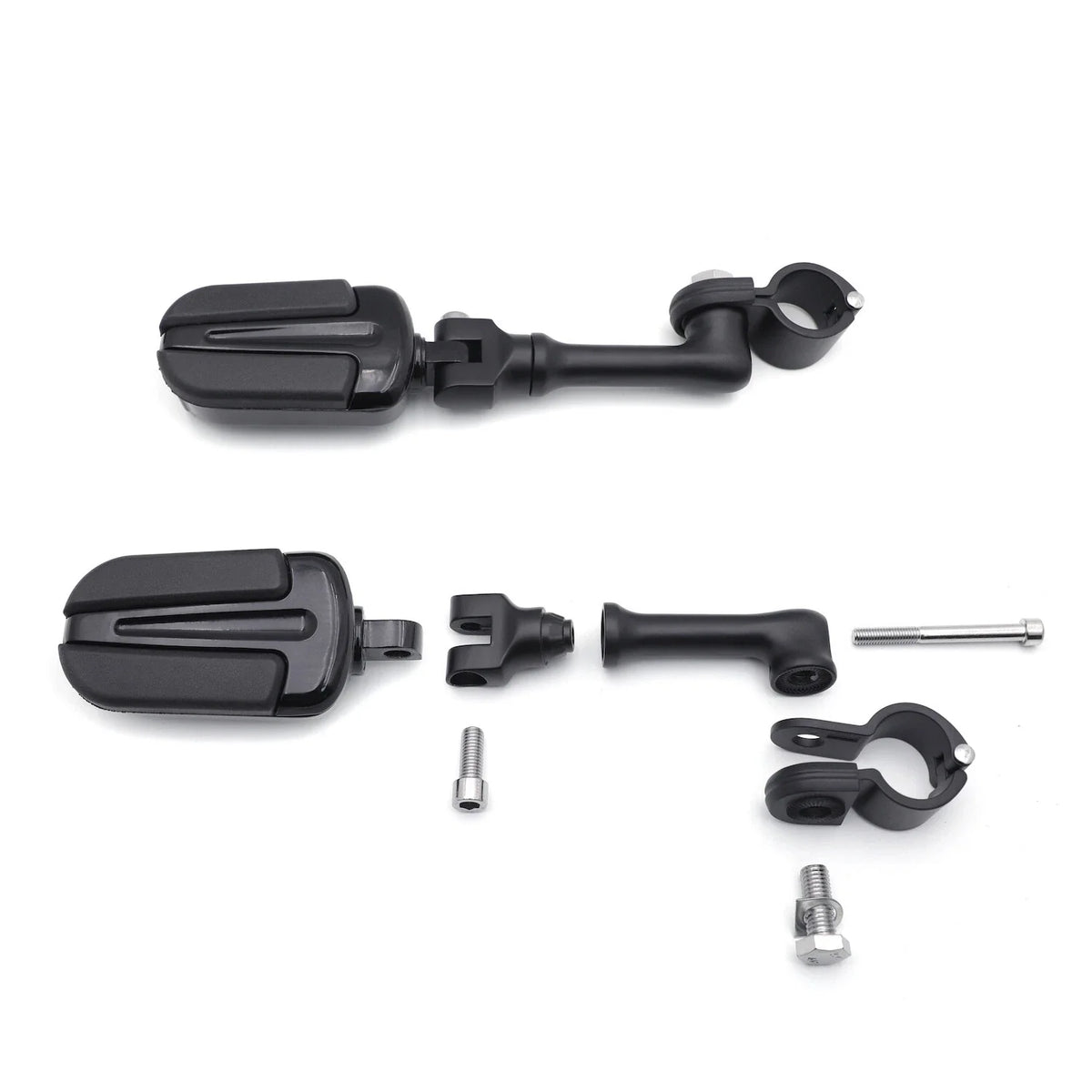 4.5" Black Slipstream Footpegs 1-1/4" for Yamaha Road Star Warrior (2002–2009)