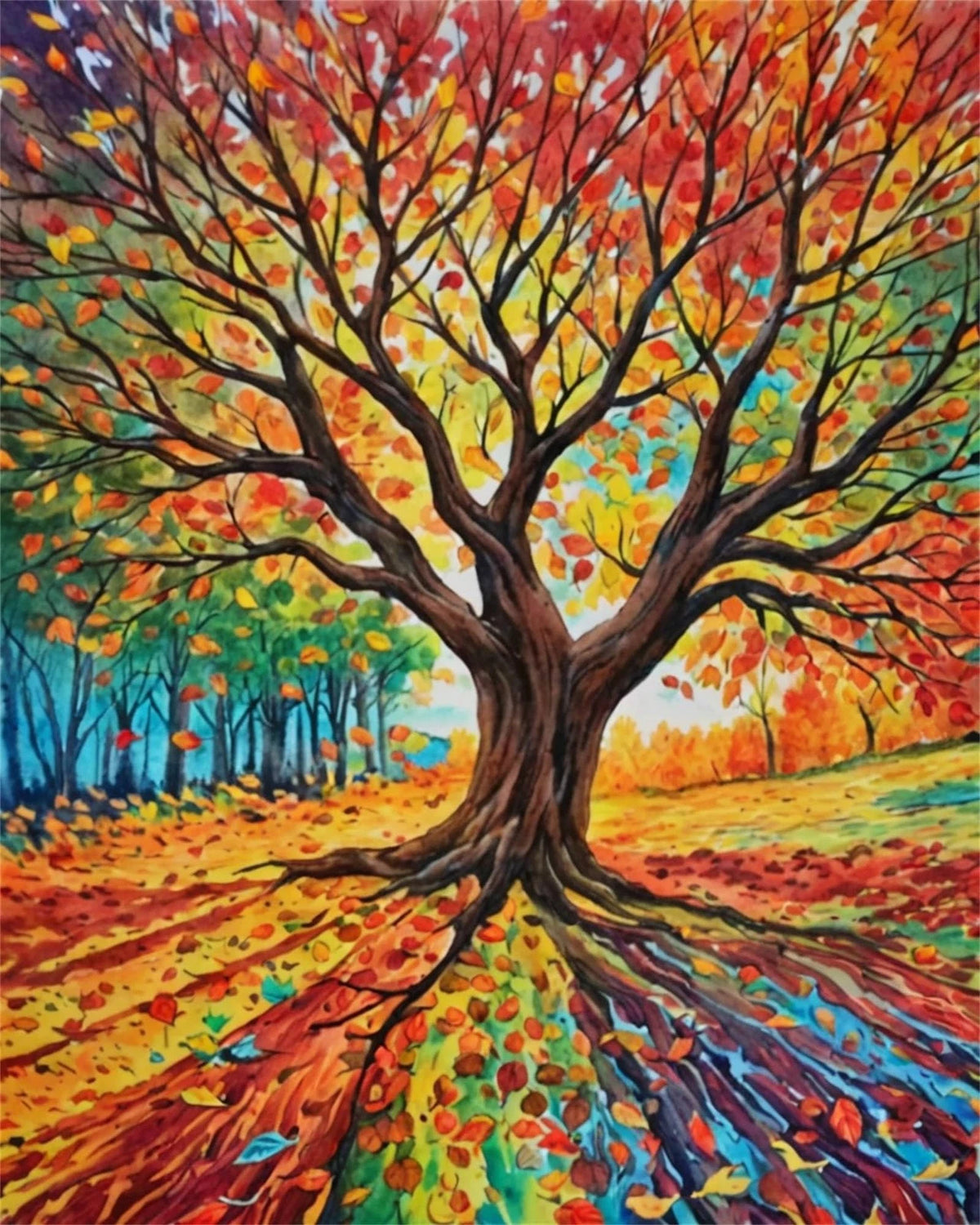 Tree of Life Paint By Numbers Kit for Adults (DIY)