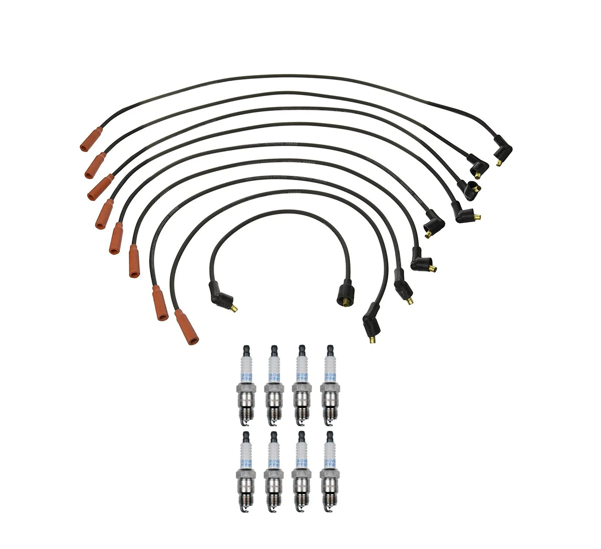 Denso Wire Set & Platinum TT Spark Plugs Kit for Ford Mercury V8
