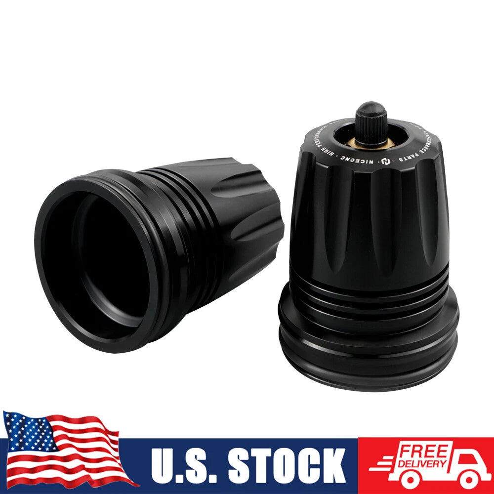 2X Shock Nitrogen Reservoir Expansion End Caps for Fox UTV Shocks (2010–2023)