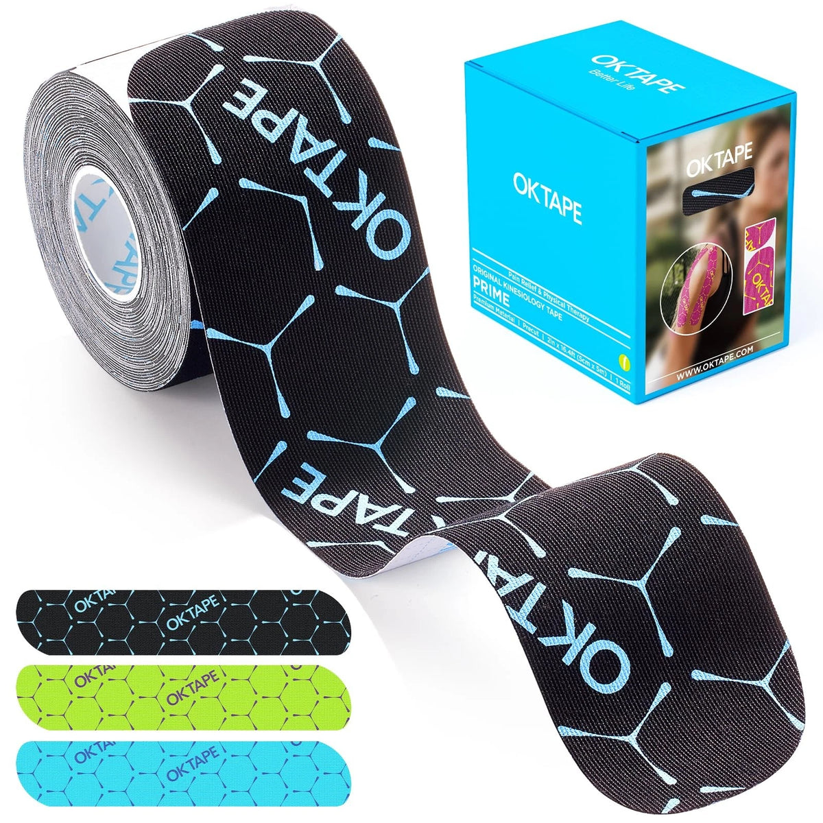 Synthetic Precut Strips for Pain Relief & Muscle (Waterproof, Elastic)