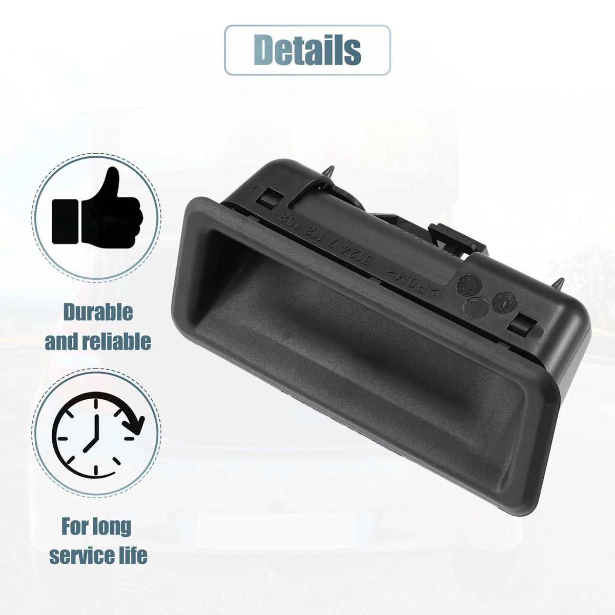 Trunk Tailgate Handle Release Switch for BMW E60 E70 E82 E88 E91