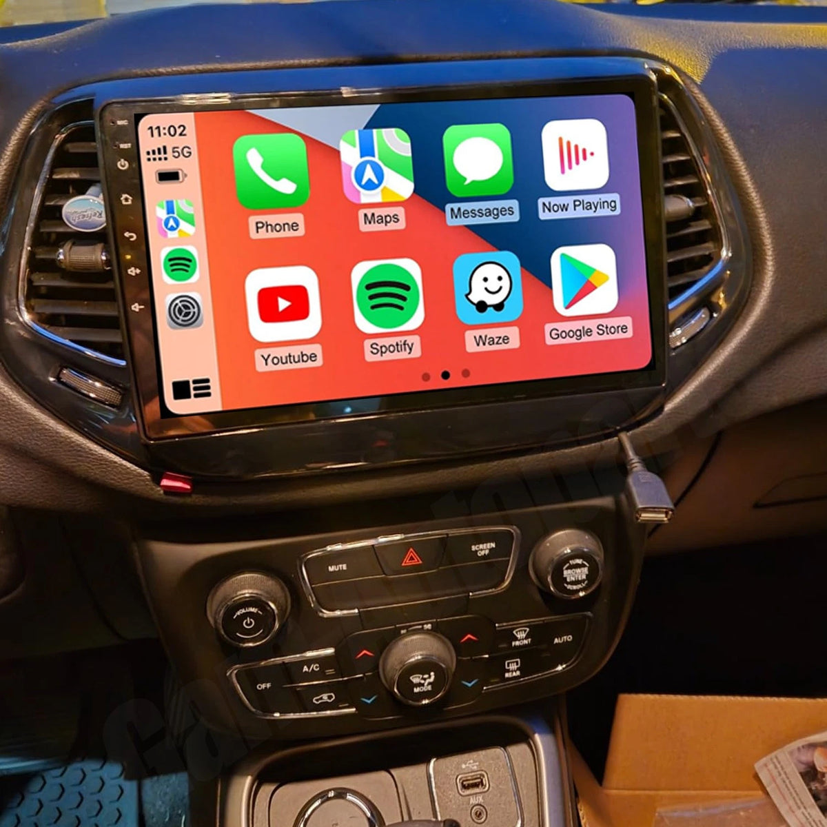 10.1" Android 13 Car Stereo Radio for Jeep Compass (2017–2019)