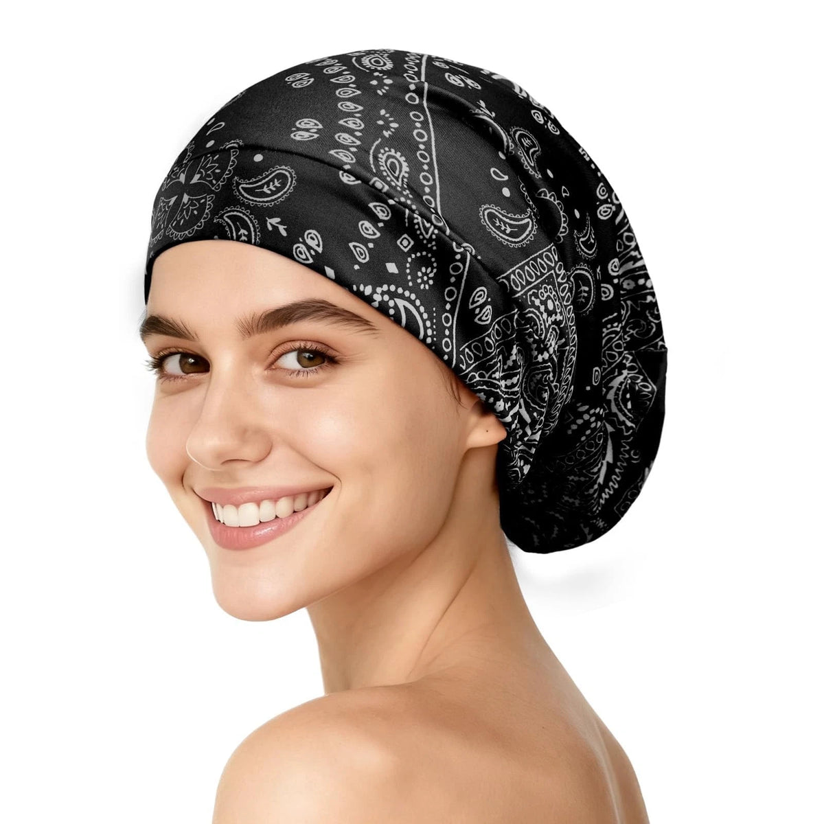 Silk Hair Bonnet for Sleeping (Women Men)
