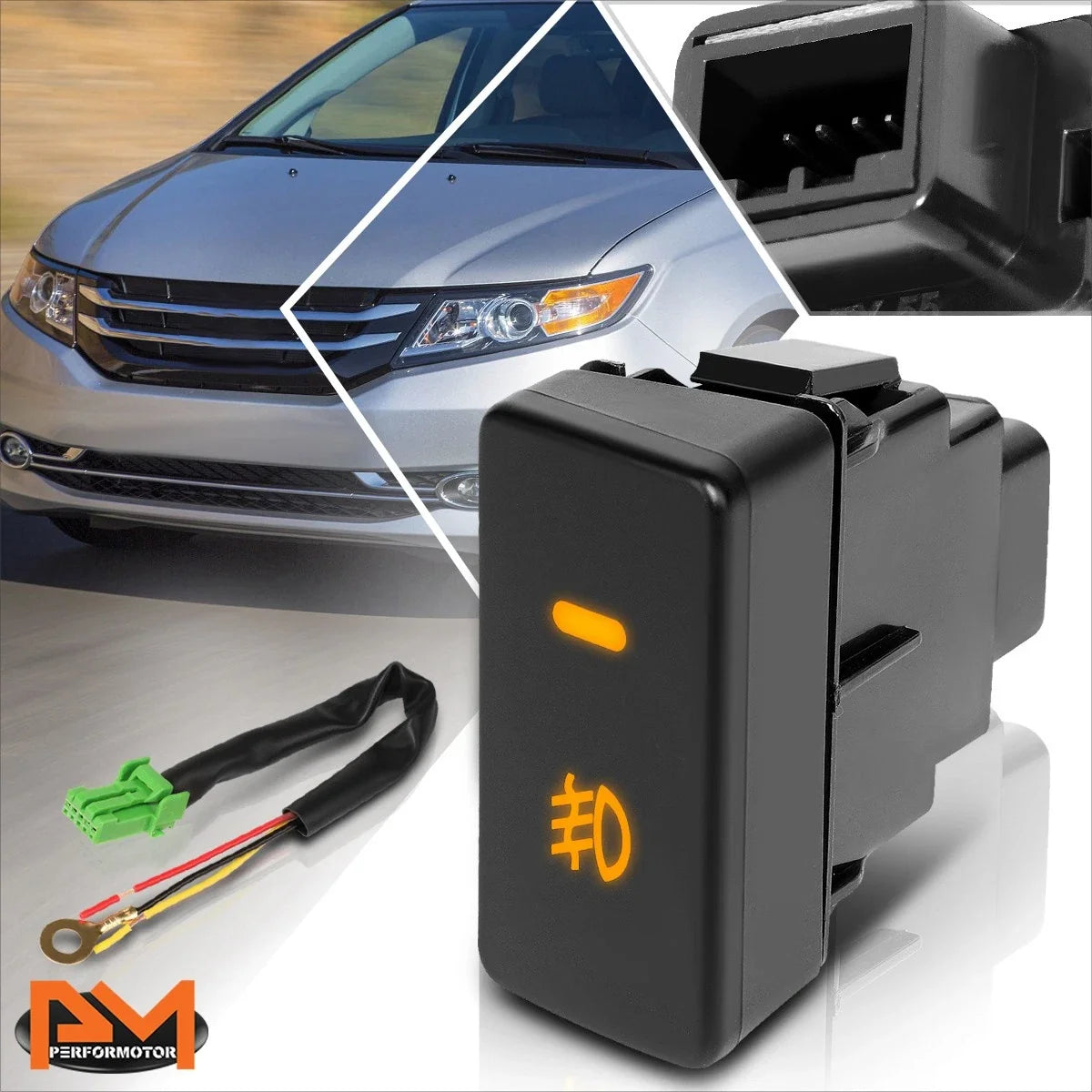 Fog Light Control Switch with Wiring Harness for Honda Odyssey (2014–2016)