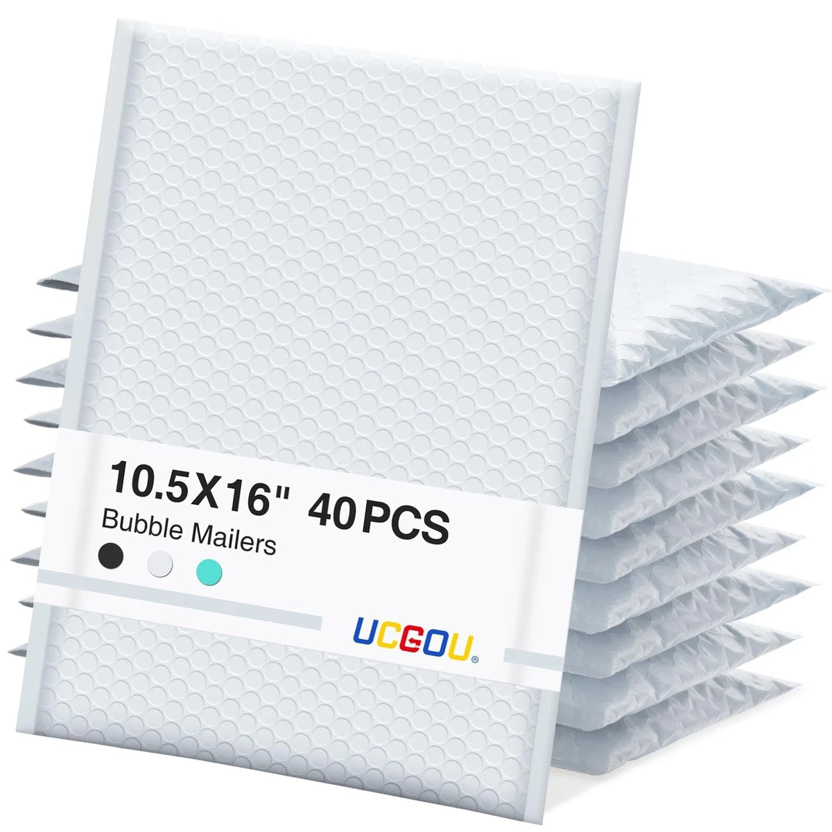 40 Pack Bubble Mailers 10.5x15 Inch Large Padded Shipping Envelopes