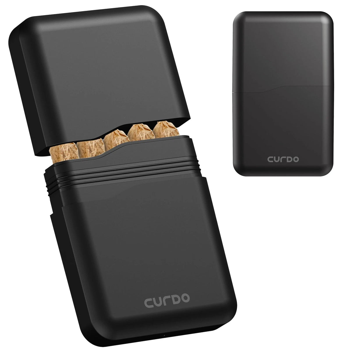 5X Smell Proof Joint Holder Case for Pre-Rolls - Waterproof Triple Black