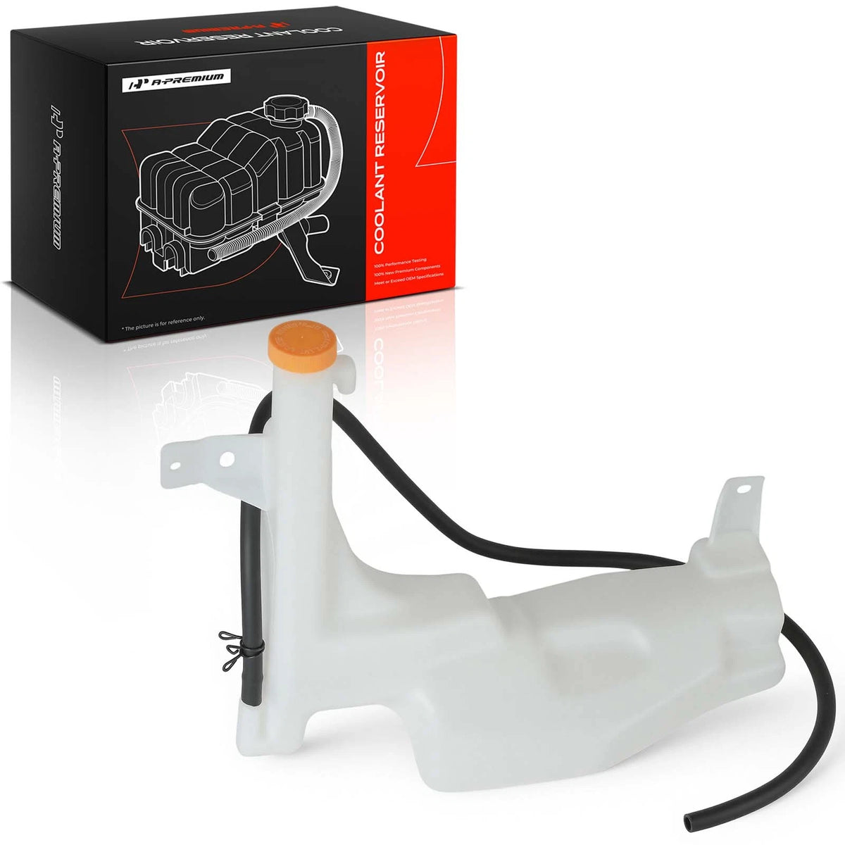 A-Premium Engine Coolant Reservoir w/ Cap & Sensor for Nissan Pathfinder (1999–2000) - 217102W101, 603-610, 603610