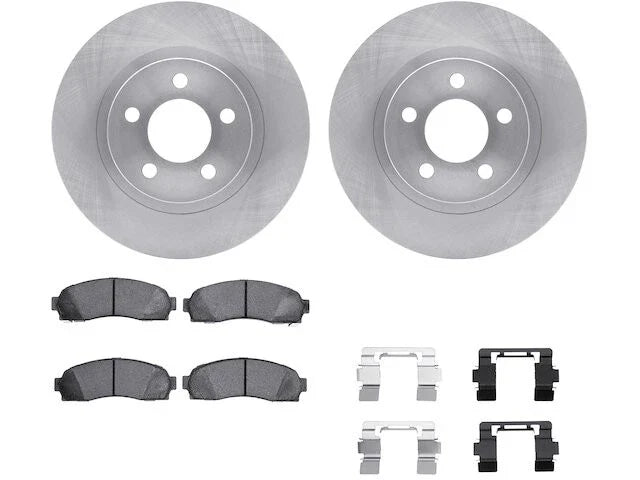 Front Brake Pad and Rotor Kit for Mazda B3000 4WD (2005) SC782KF