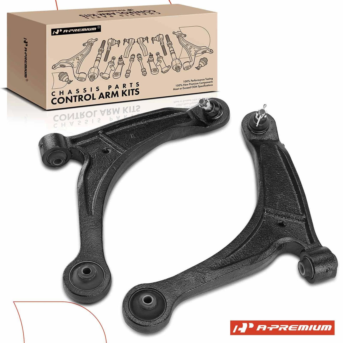 Front Lower Control Arm with Ball Joint Assy for Honda Ridgeline (2006–2014) - 51350SJCA02, 51350SJCA03, MS601015, RK621545, RK621546