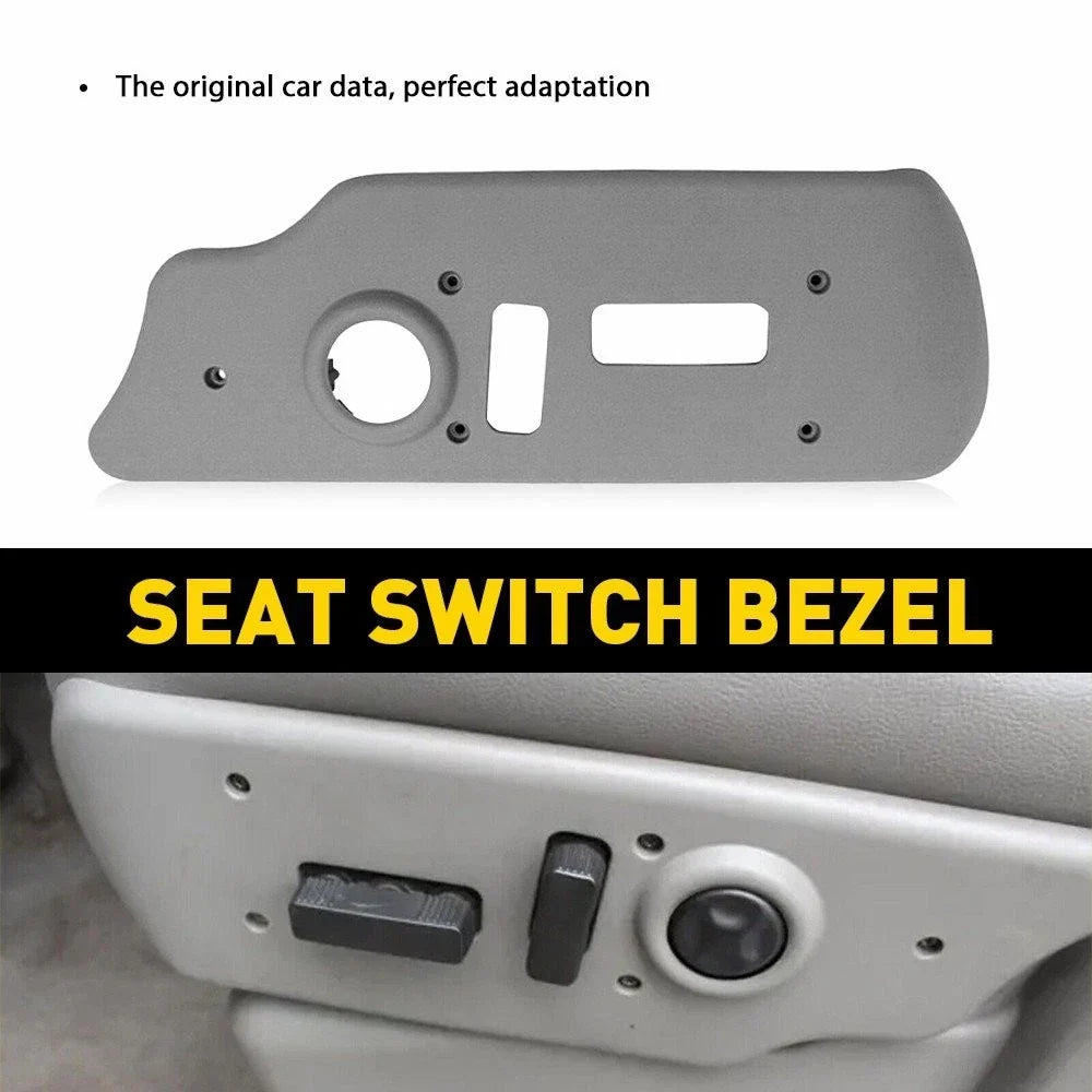 Power Seat Switch Bezel Trim Panel Left Side for Chevy GMC Truck