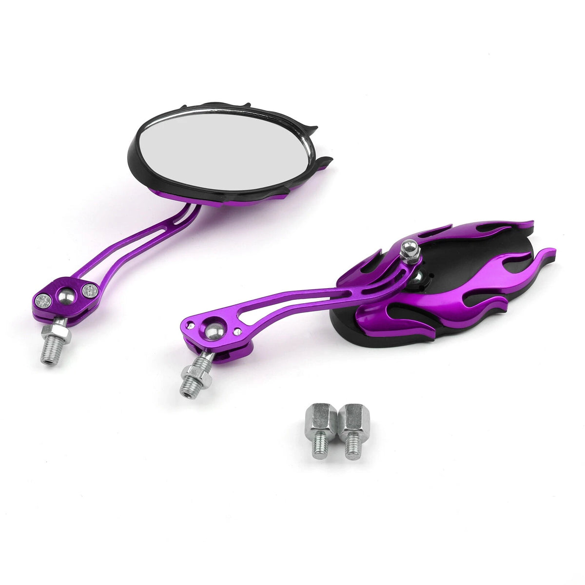 Universal Rearview Mirrors for Motorcycle (M529-A042-Purple)