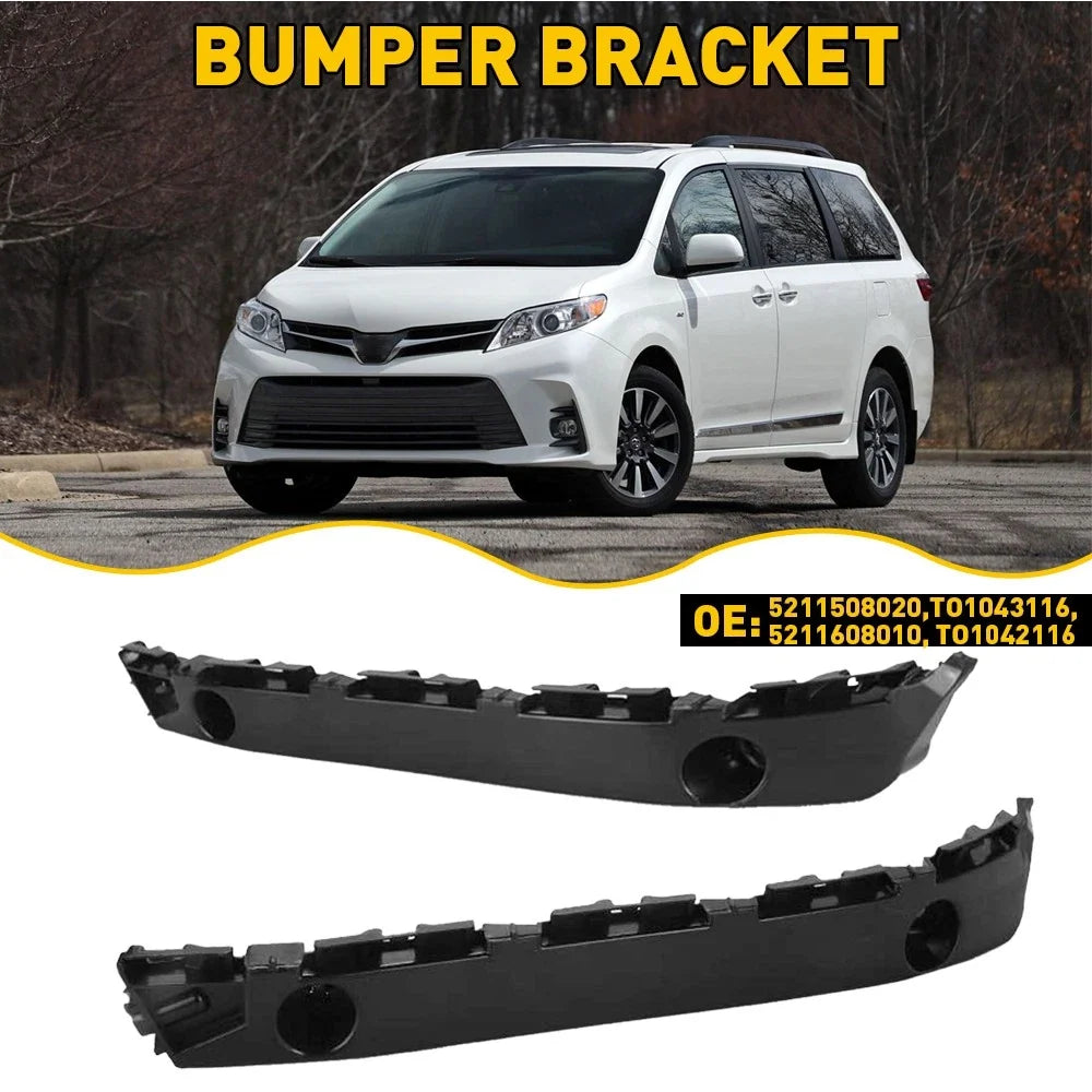 Bumper Retainer Bracket Set for Toyota Sienna (2011–2020) ABS