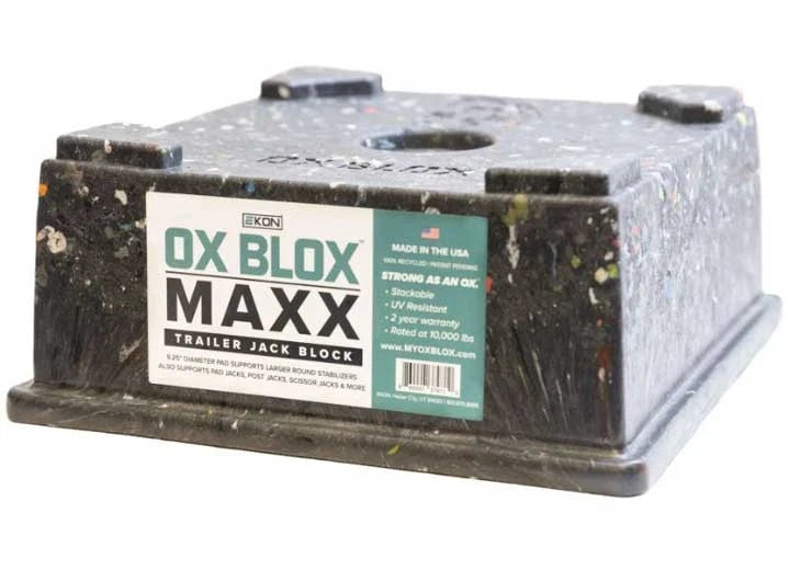 Maxx Trailer Jack Block for Ox Blox (10.5" x 10.5" x 4") A-EKJS-MAXX