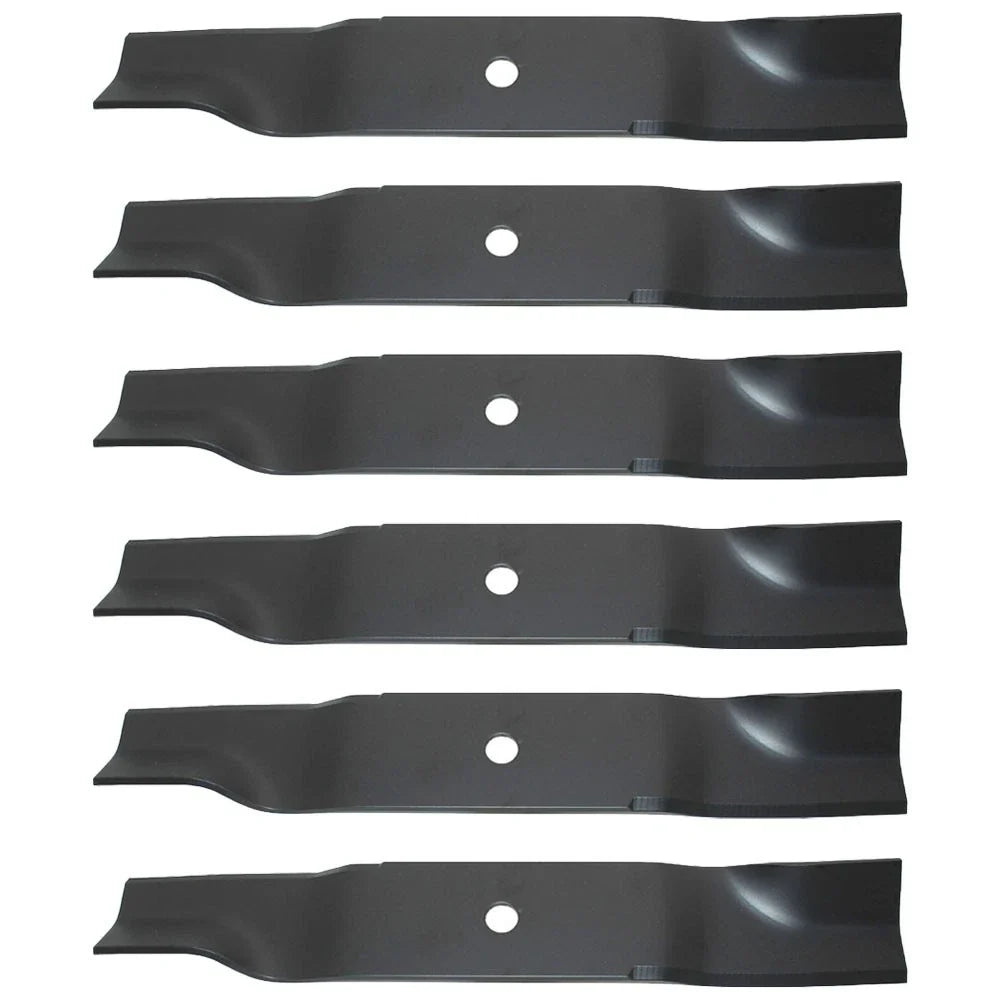 6PK High Lift Lawn Mower Blades for Cub Cadet (Fits 01005337, 02005018, 942-04416)