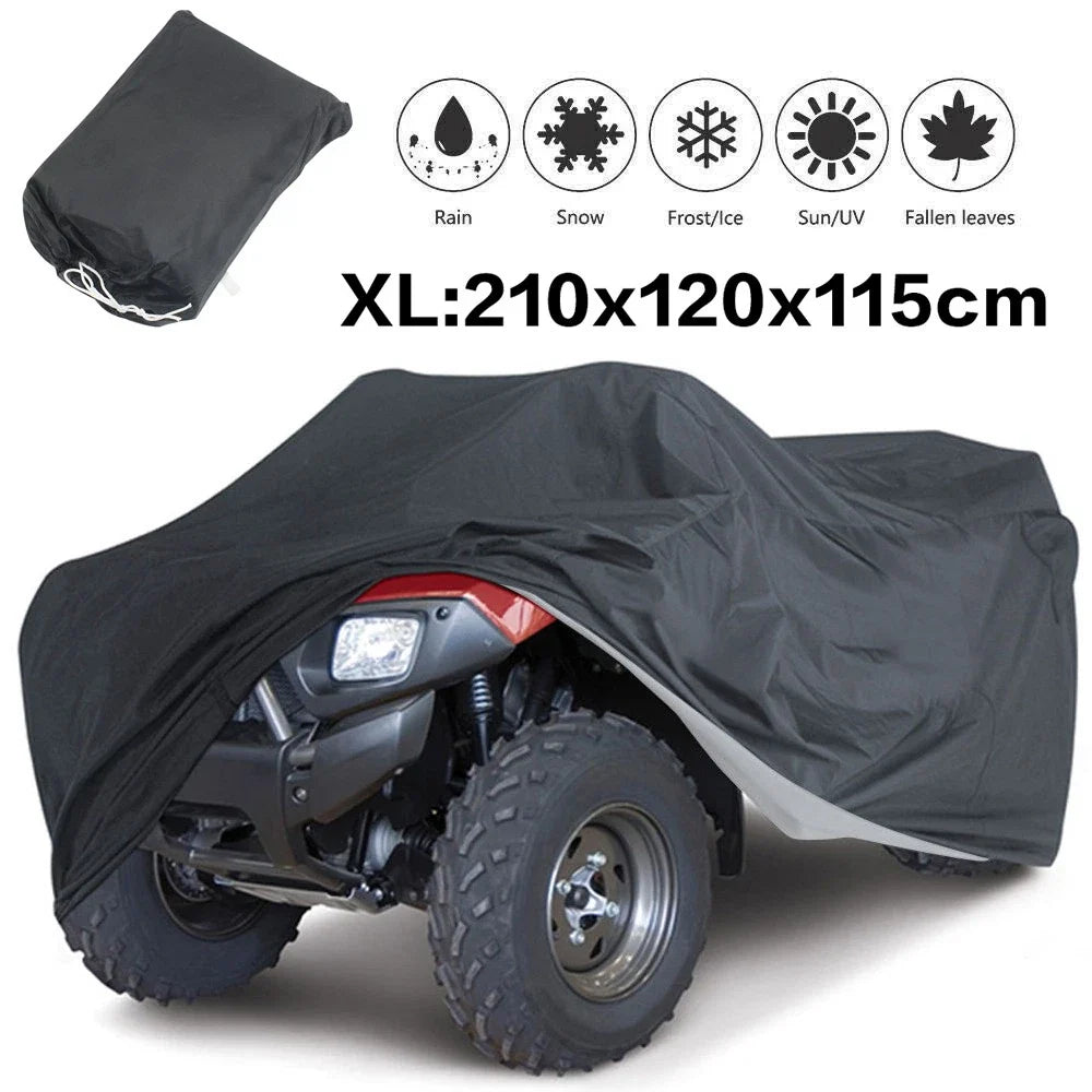 1X Waterproof ATV Bike Cover for Polaris Yamaha Can-Am Suzuki