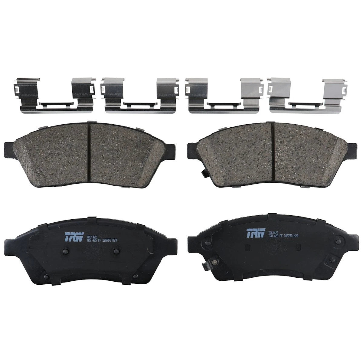 Set of 2 TRC1422 Brake Pad Sets for Cadillac SRX (2010–2016)