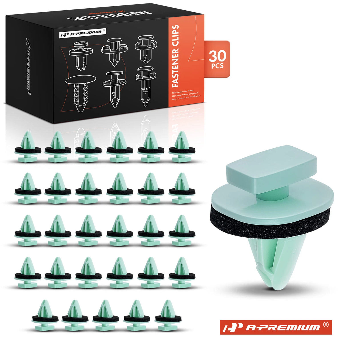 30Pcs Fender Moulding Clip Retainer with Sealer for Chevy (11569920, 21158)