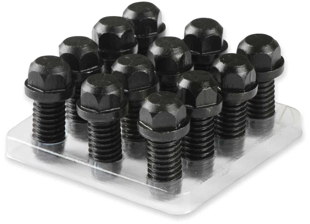 12-Pack Hex Head Header Bolts 3/8-16 x 3/4" for Mr. Gasket 915