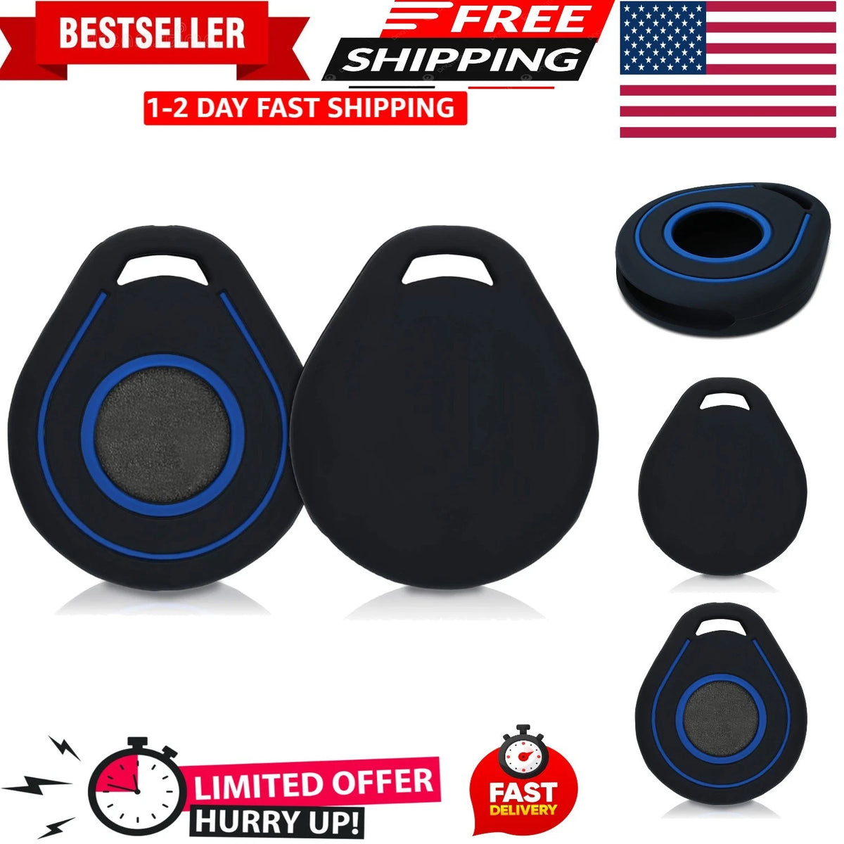 Key Fob Cover for Harley Davidson Motorcycle (2010–2023) - Silicone Protector