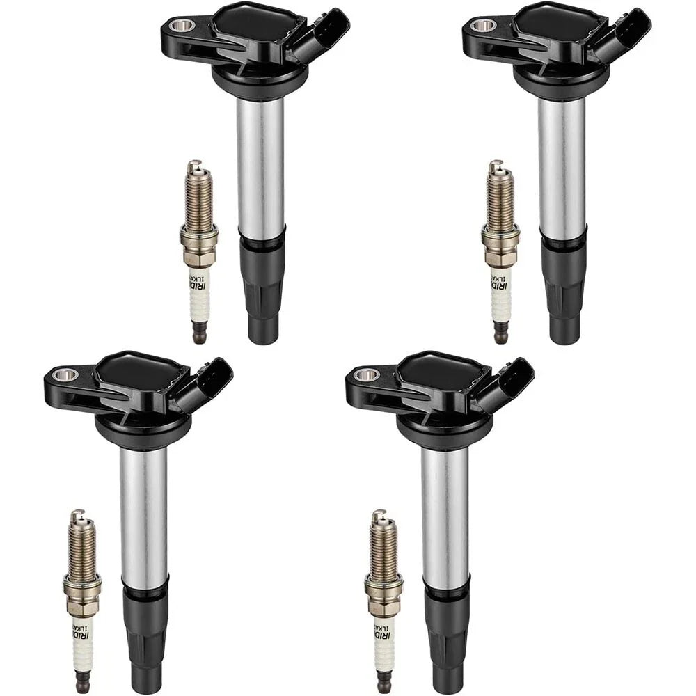 4X Ignition Coils & Iridium Spark Plugs for Nissan Sentra 1.8L (2000–2006)