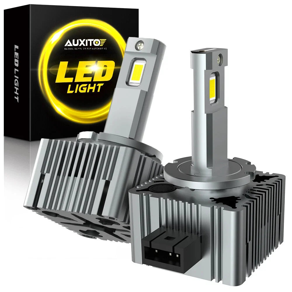 2pc AUXITO LED D3S D3R Headlight Bulbs 114W 6500K Conversion Kit