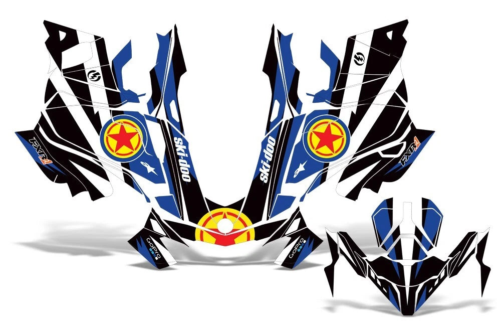 Graphic Stickers Decals for Ski Doo MXZ Renegade Summit 850 (2017–2021)