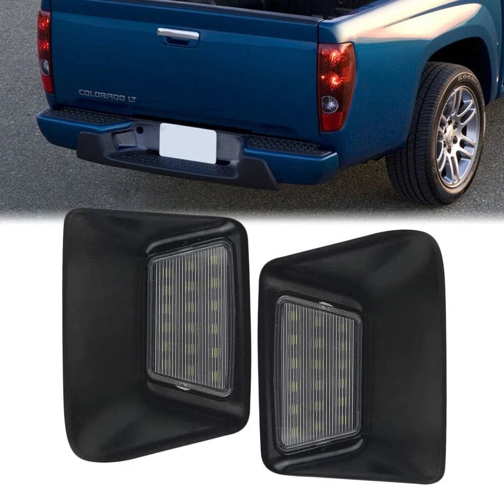 White LED License Plate Light Bulbs for Chevy Colorado GMC Canyon (2004–2012)