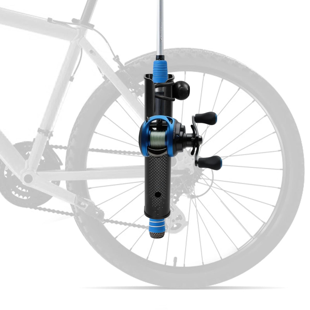 Fishing Rod Holder for Bike - Adjustable Pole Mount Rack