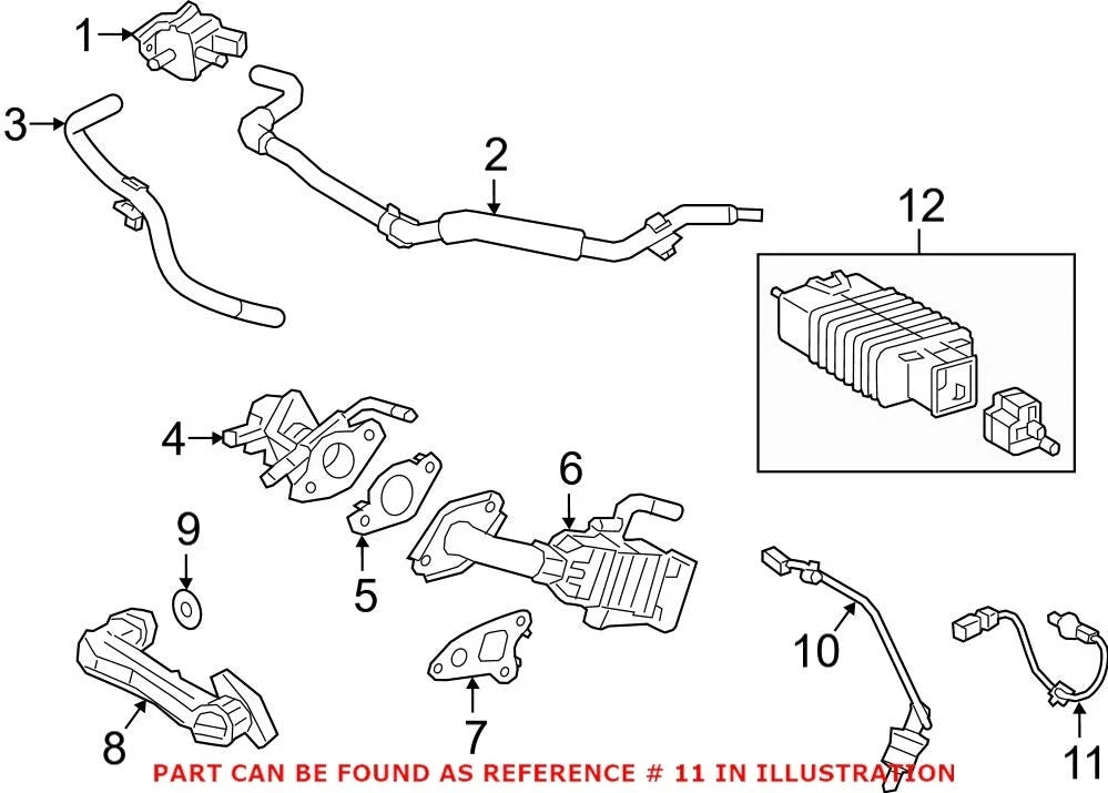 Genuine OEM Rear Downstream O2 Oxygen Sensor for Lexus ES300h (2019–2020)