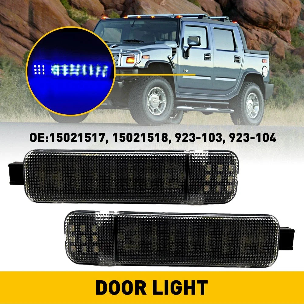 LED Door Courtesy Light Pair for Chevy Silverado, GMC Sierra, Yukon (2014–2023)