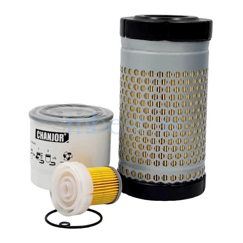 Engine Oil, Fuel & Air Filter Kit for Kubota B2320HSD B2620HSD B2920HSD