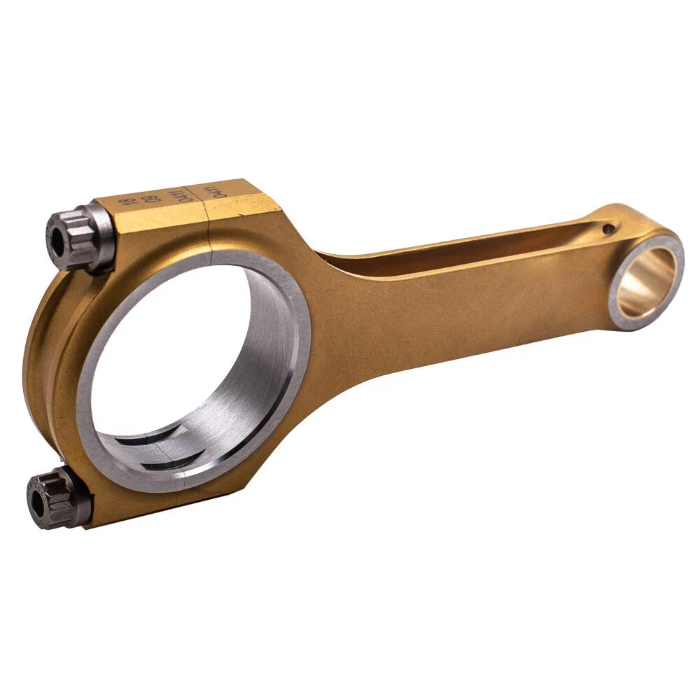 Set of 4 Titanizing Connecting Rods for Honda Civic CRX D16 (1984–1991)
