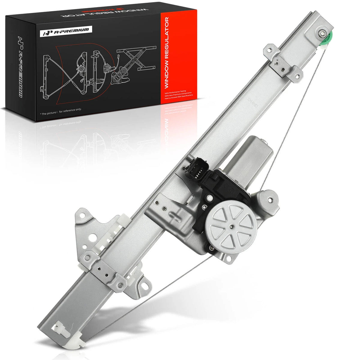 Front Driver Side Power Window Regulator w/ Motor for Nissan Murano (80721-5AA0A, 740-094)