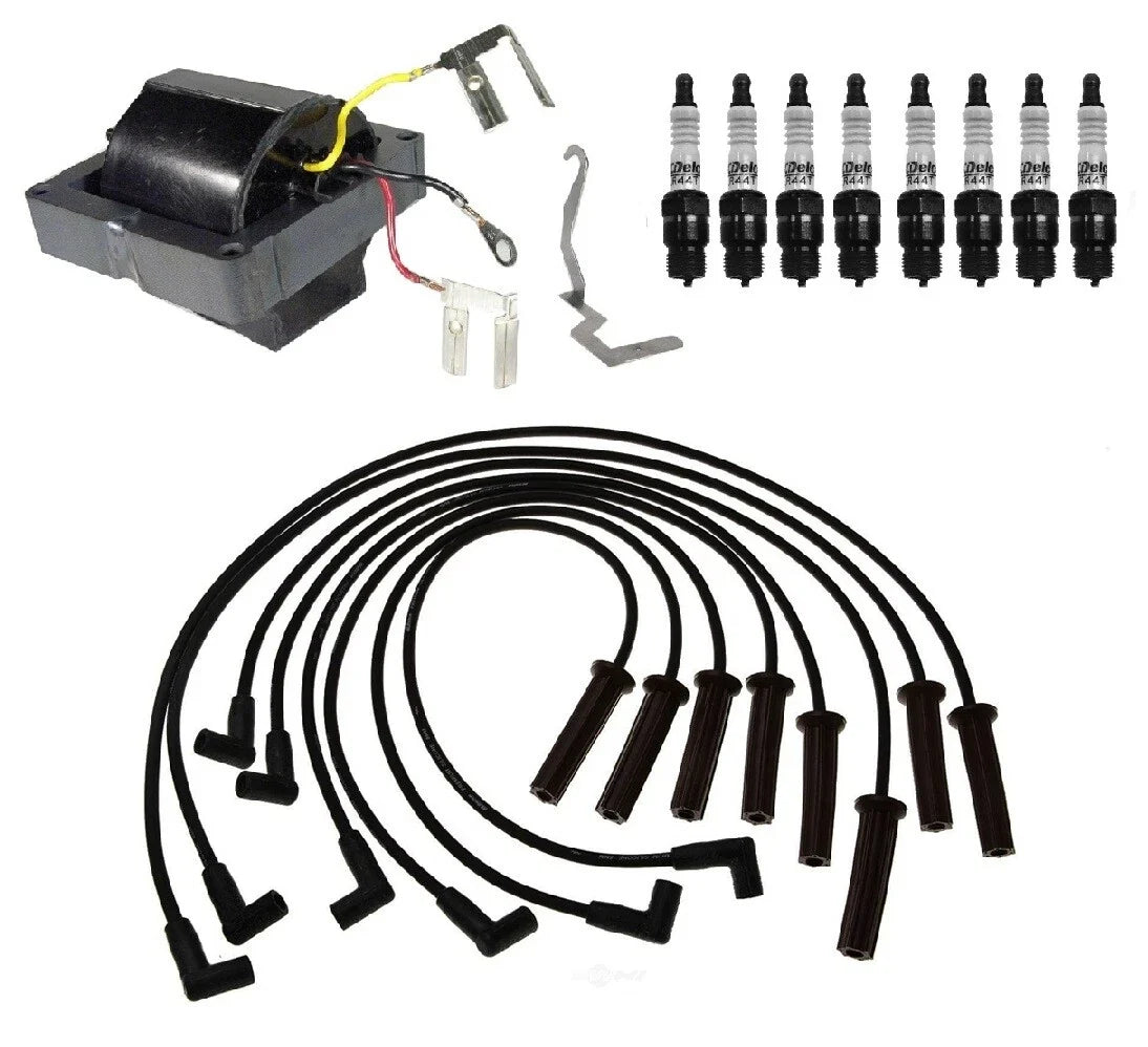 Ignition Wires & Spark Plugs Kit for GMC C3500, Chevy K30, C20 (7.4L)