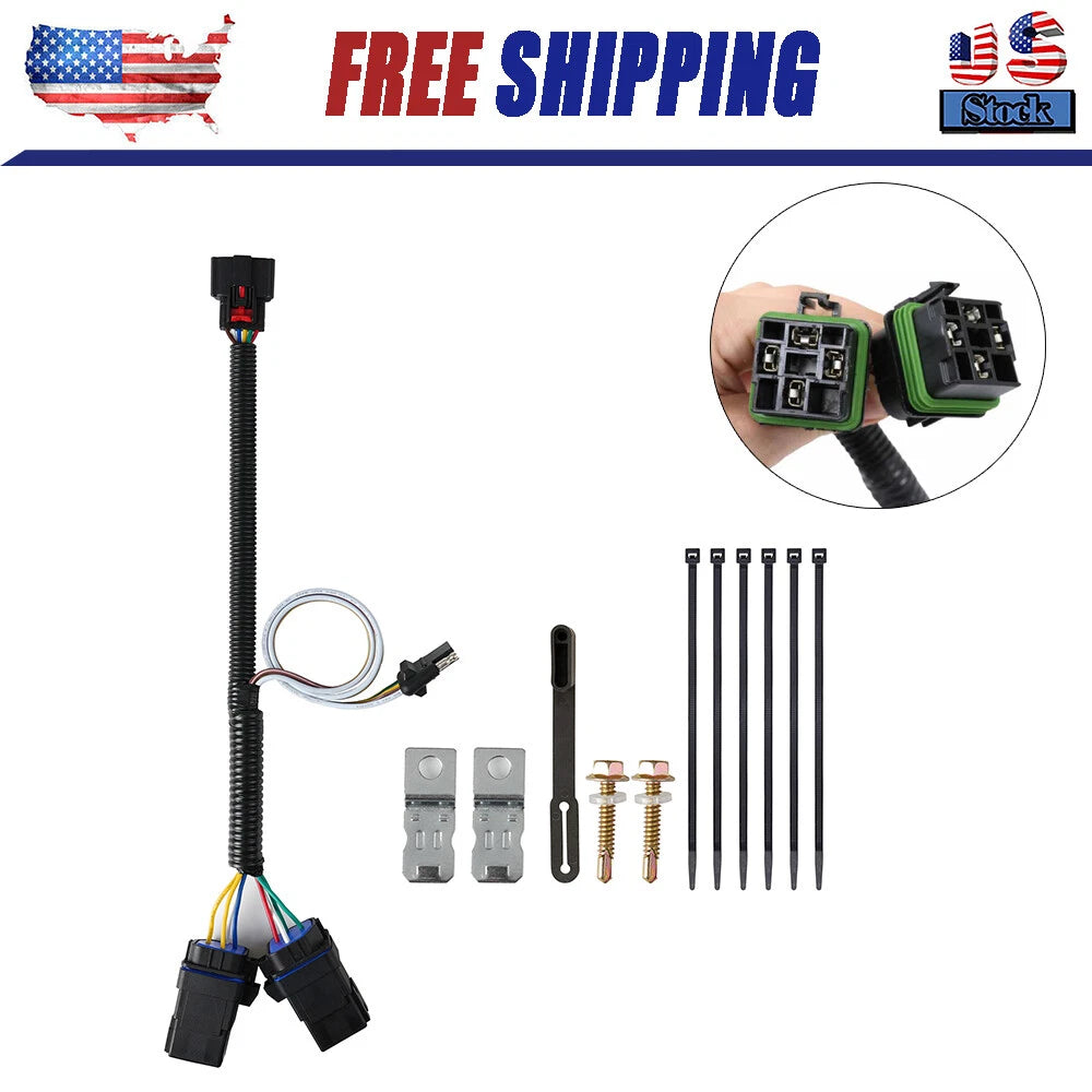 Trailer Tow Wiring Harness Kit for Chevrolet Equinox, GMC Terrain (2018–2024)