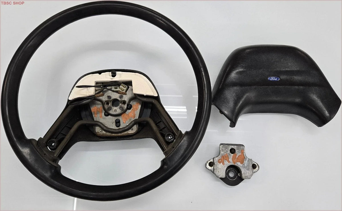 Steering Wheel for Ford Ranger (1993–1994) Black Rubber with Horn Pad