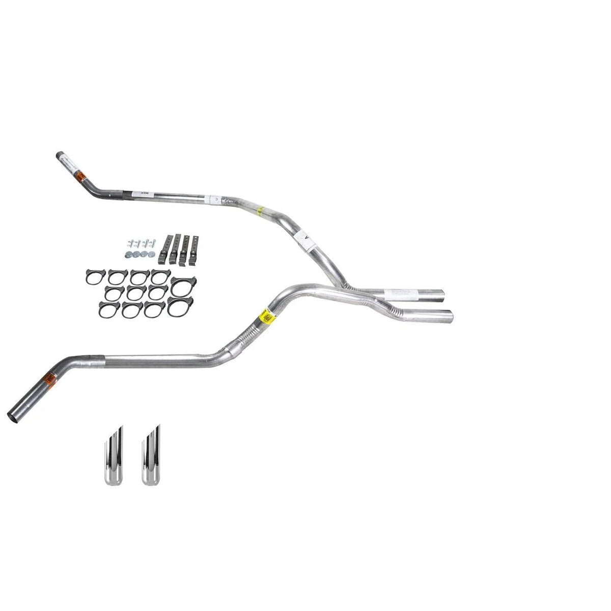 Dual Exhaust Pipe 2.5" for Silverado (1988–1995) No Muffler, SW Tip