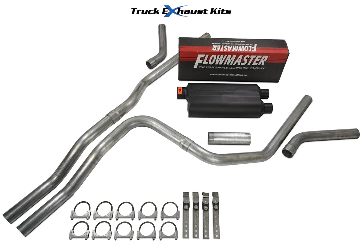 2.5" Dual Exhaust Kit for Chevy Tahoe (2007–2014) - Flowmaster 50 HD