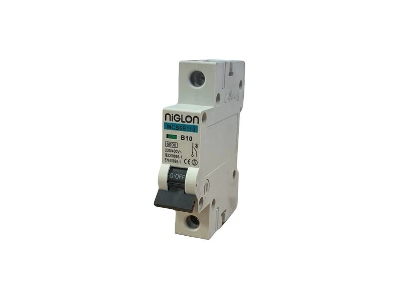 BCA 10A Single Pole MCB Circuit Breaker for Caravan Motorhome Campervan (L110MB)