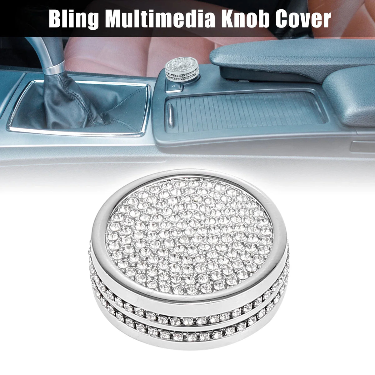 Multimedia Knob Cover for Mercedes-Benz C250 GLK300 GL400 (2012–2015)