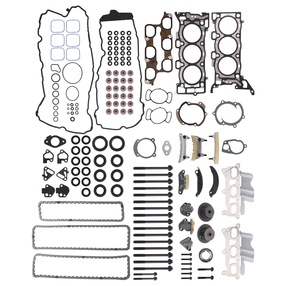 Engine Head Gasket Timing Chain Kit for Chevrolet Equinox GMC Terrain (2010–2012)